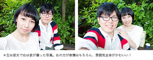 真正面を向くより、顔を横に振ったり、手を添えるだけでも顔のラインが細く見えちゃう。