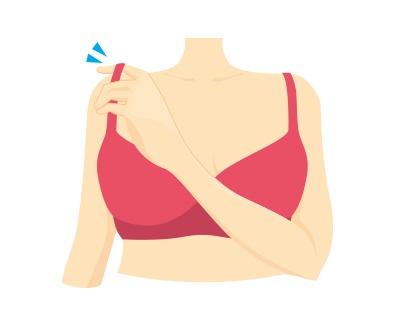 自分に合ったブラジャーをつけて美乳をゲット！